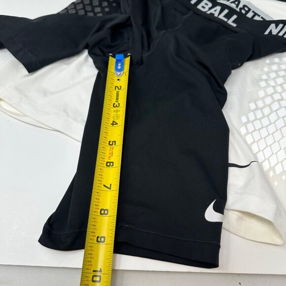 Nike Softball Sliding Shorts Women Lot 2 Small Black White AV6633 Compression - Picture 7 of 11